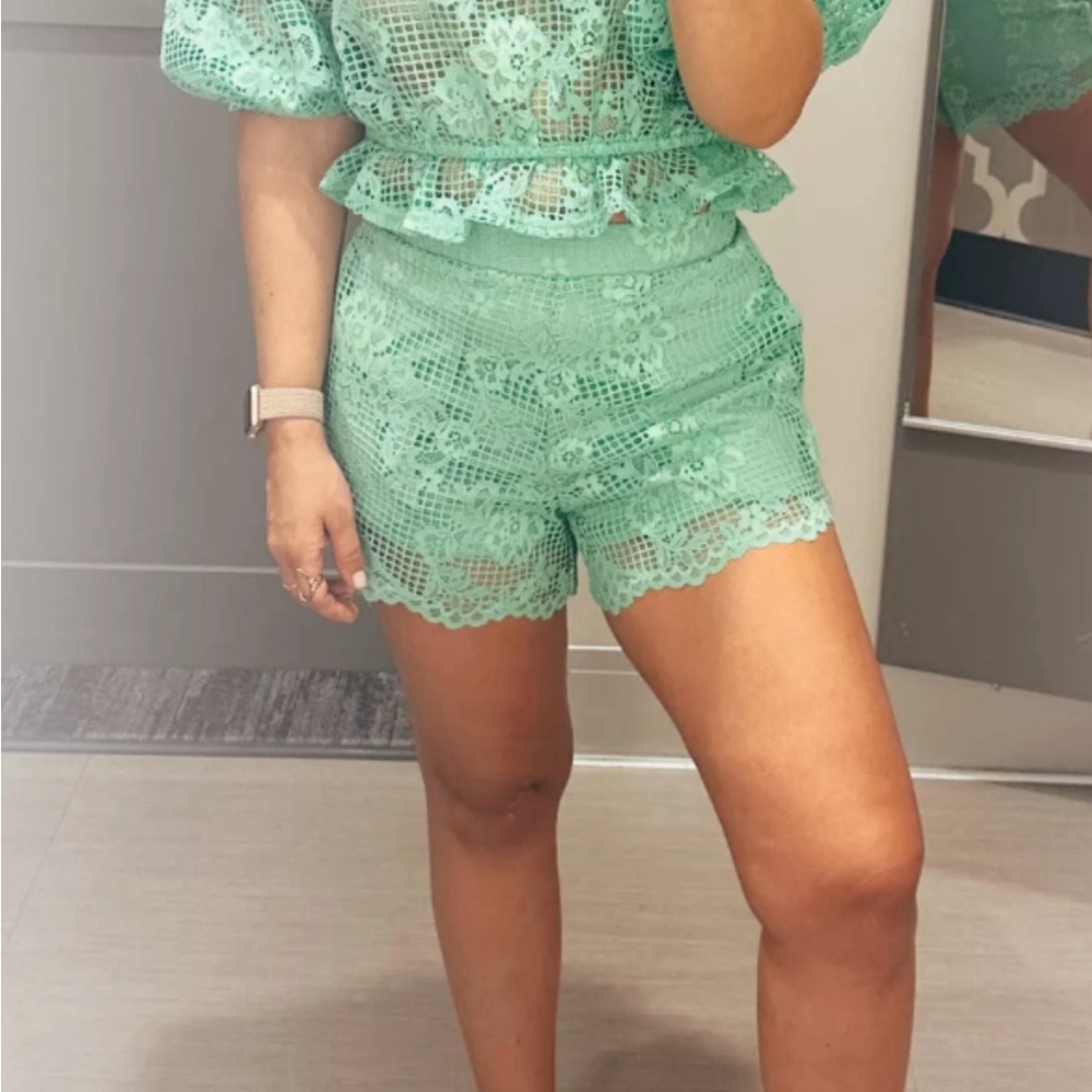 FUTURE COLLECTIVE BY TARGET LACE SHORTS